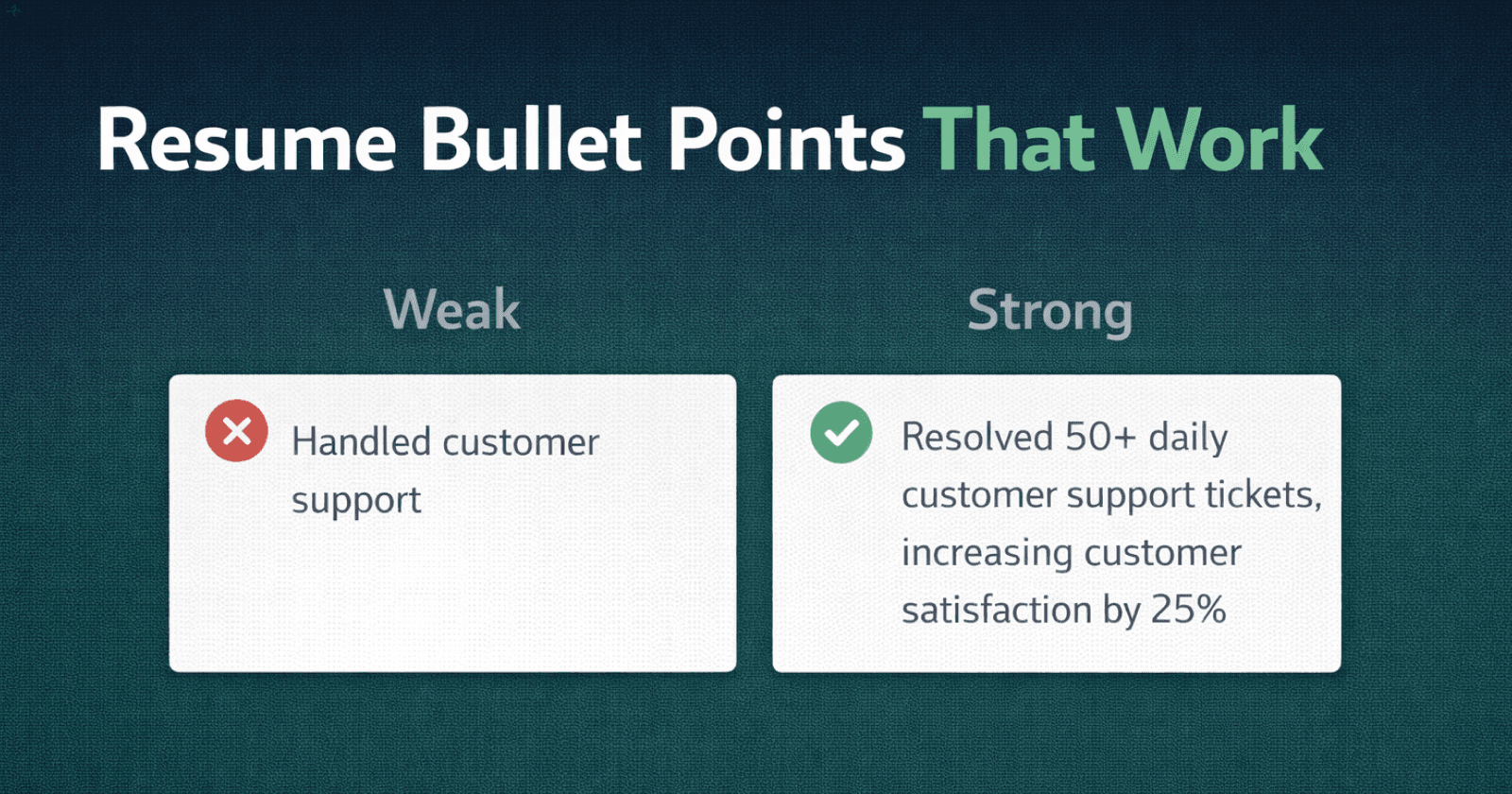 How to Write Resume Bullet Points That Show Impact (With Examples)